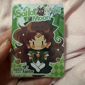 Japanese Sailor Moon card of sailor Jupiter as a GB character